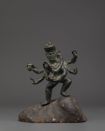 Bronze Mahakala Statue