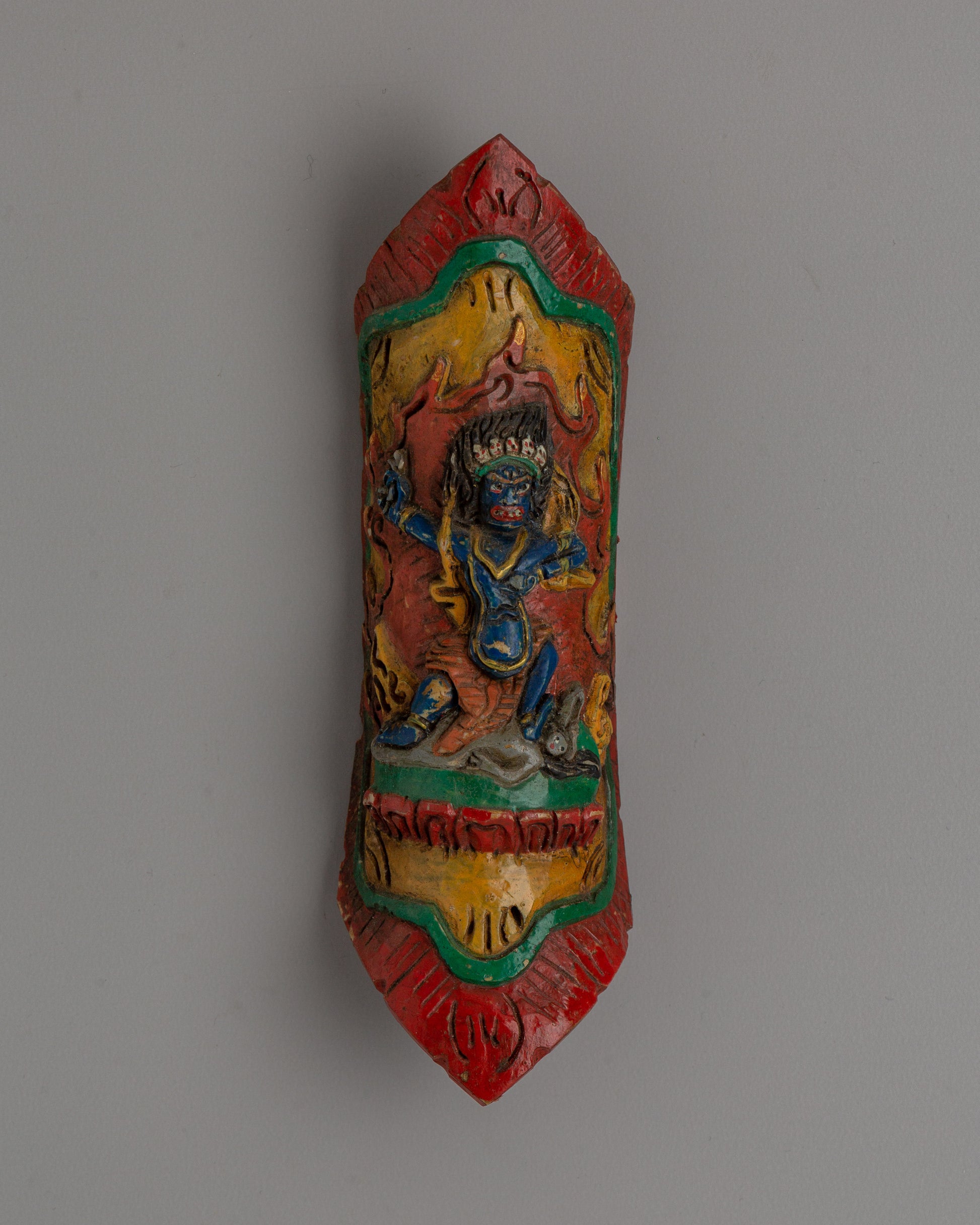 Mahakala Buffalo Bone Apron Ornament