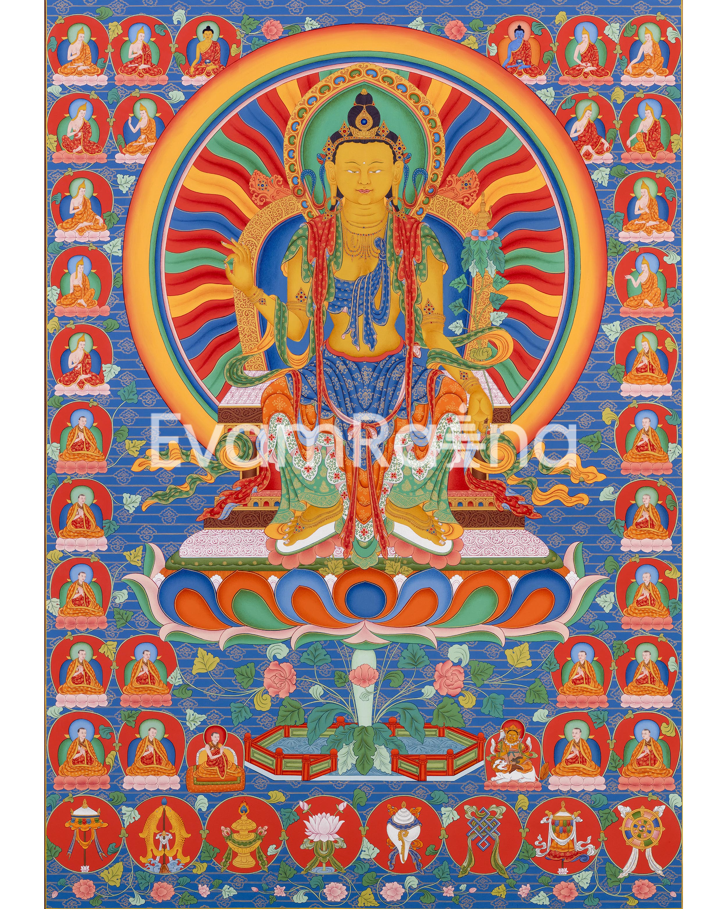 maitreya-bodhisattva-thangka-print