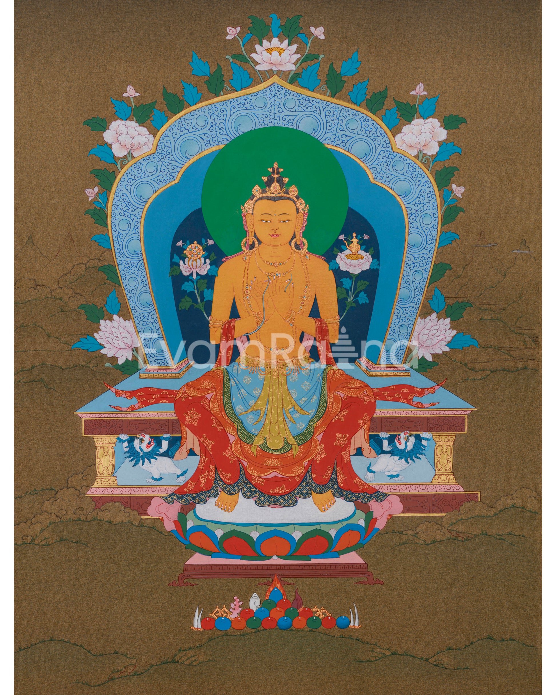 Buddha Maitreya Thangka 