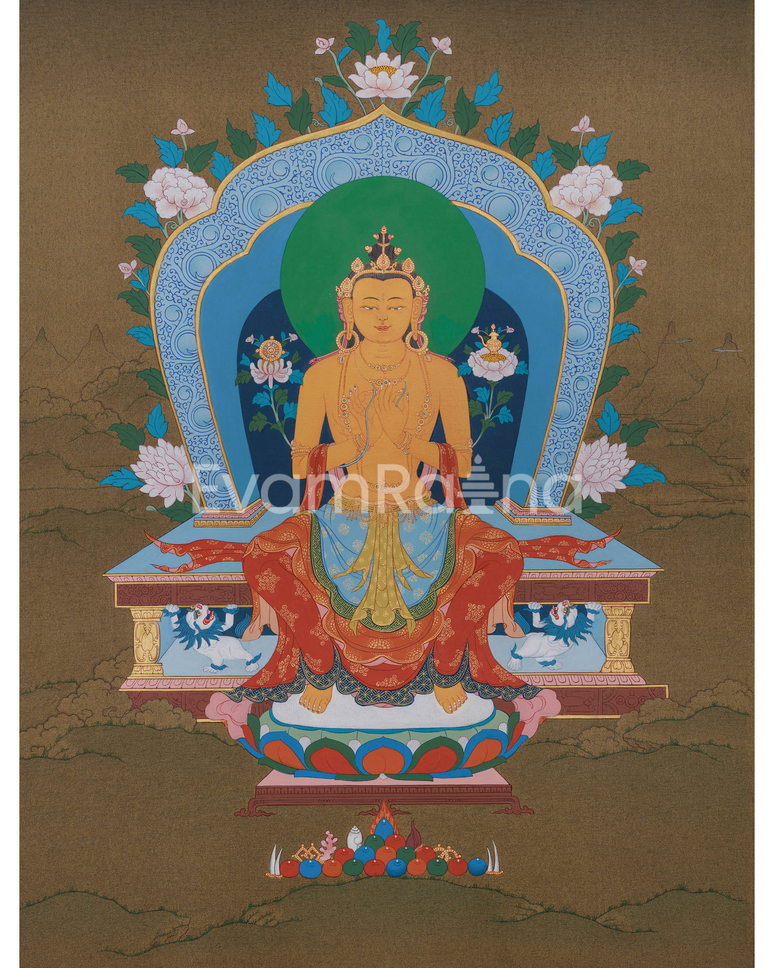 Buddha Maitreya Thangka 