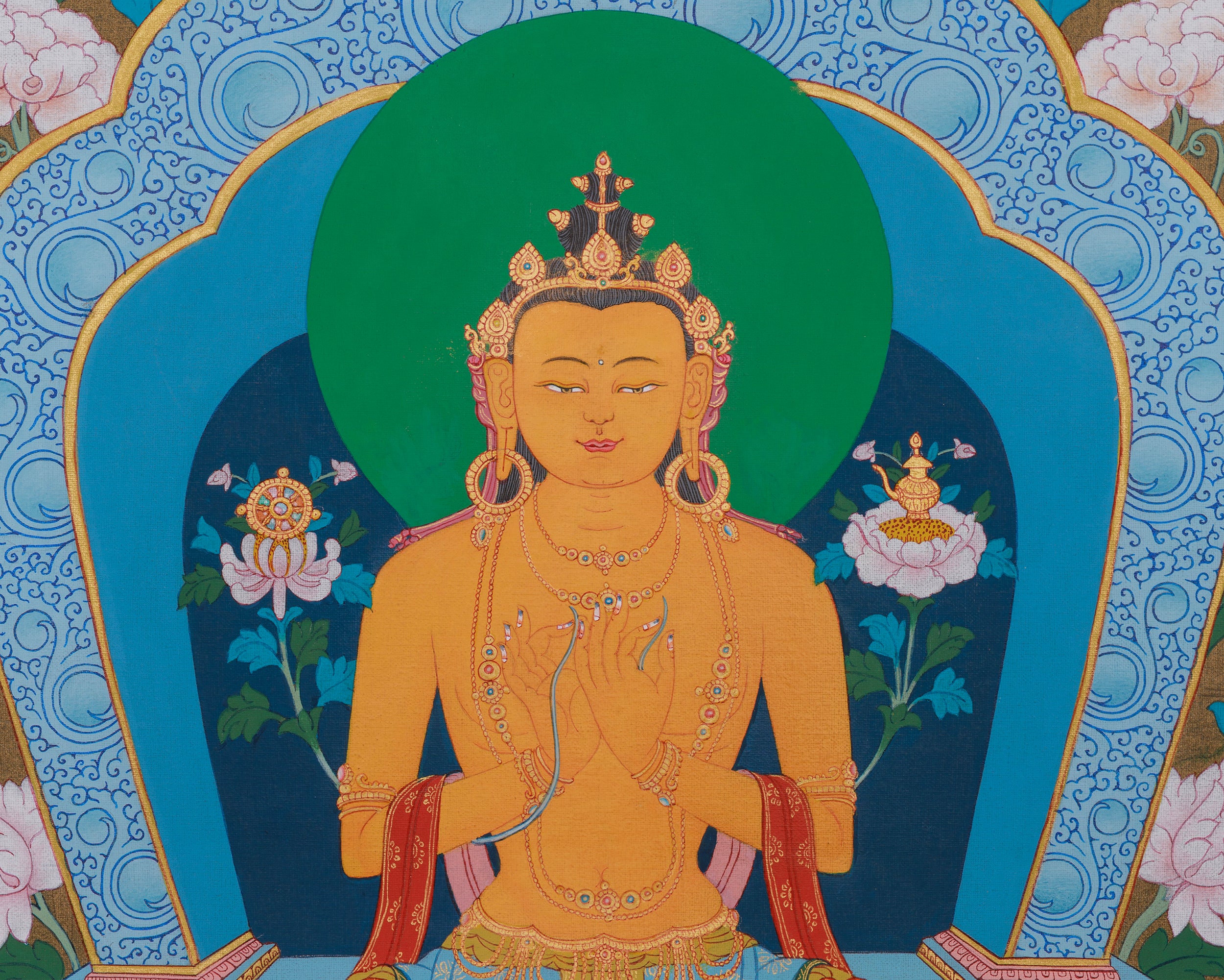 Buddha Maitreya Thangka | The Future Buddha of Compassion and Wisdom