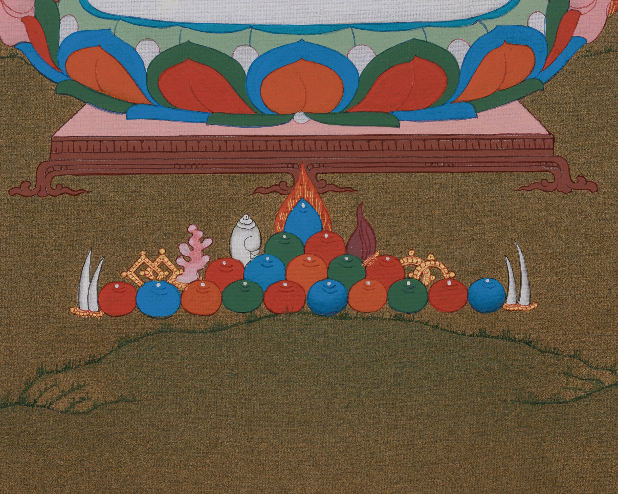 Buddha Maitreya Thangka | The Future Buddha of Compassion and Wisdom