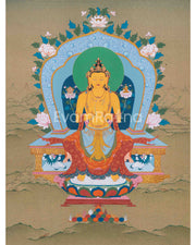 Maitreya Buddha Thangka Art | Guidance Towards Enlightenment and Compassion