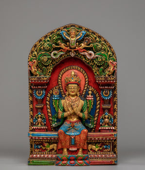 Handmade Statue of Maitreya Buddha