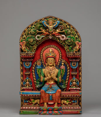 Handmade Statue of Maitreya Buddha