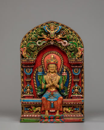 Handmade Statue of Maitreya Buddha
