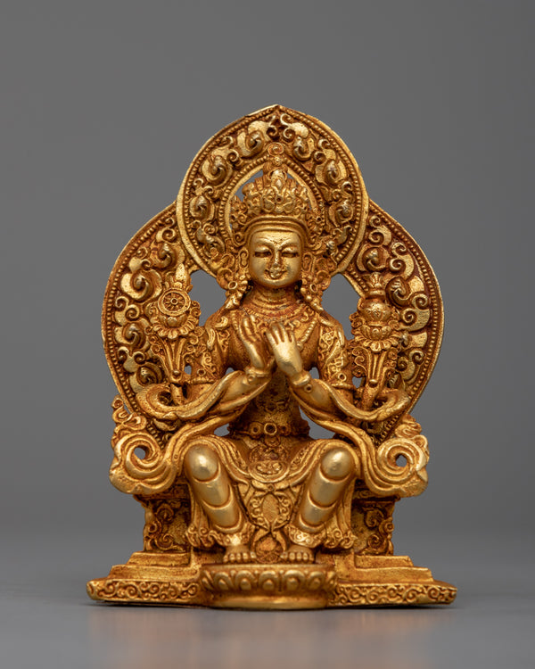 Maitreya Buddha Copper Statue