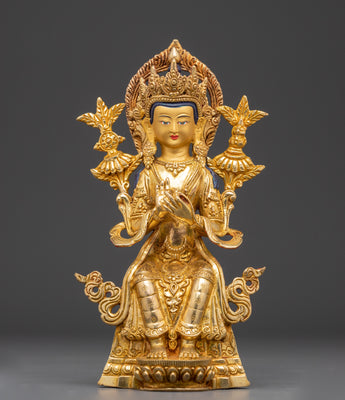 Handcrafted Maitreya Buddha Sculpture