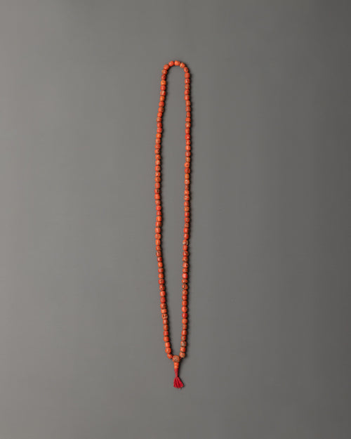 Coral Mala Beads | Sacred Tool for Meditation & Spiritual Awakening