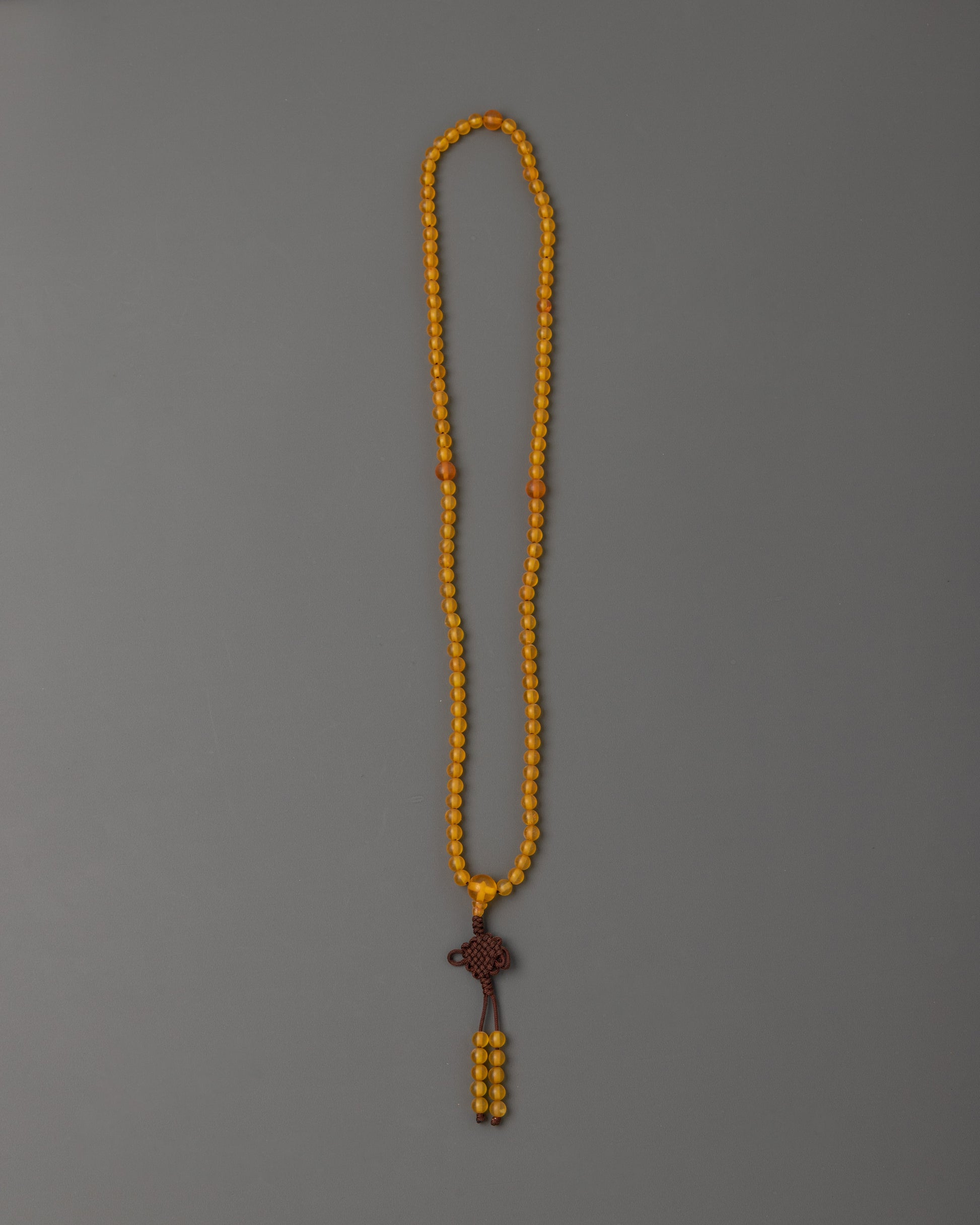 Yellow Agate Mala Beads
