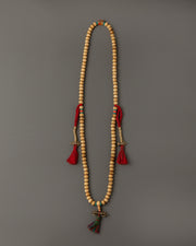 Tibetan Mala Beads with Bronze Vajra