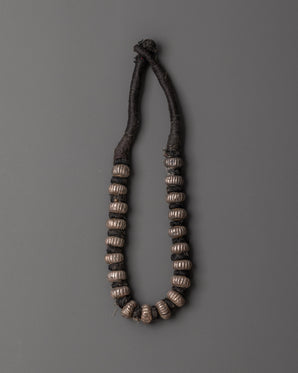 Handmade Traditional Silver Mala | Silver Beads for Spiritual Practice