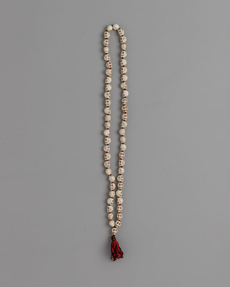 Ethically Sourced Bone Skull Mala