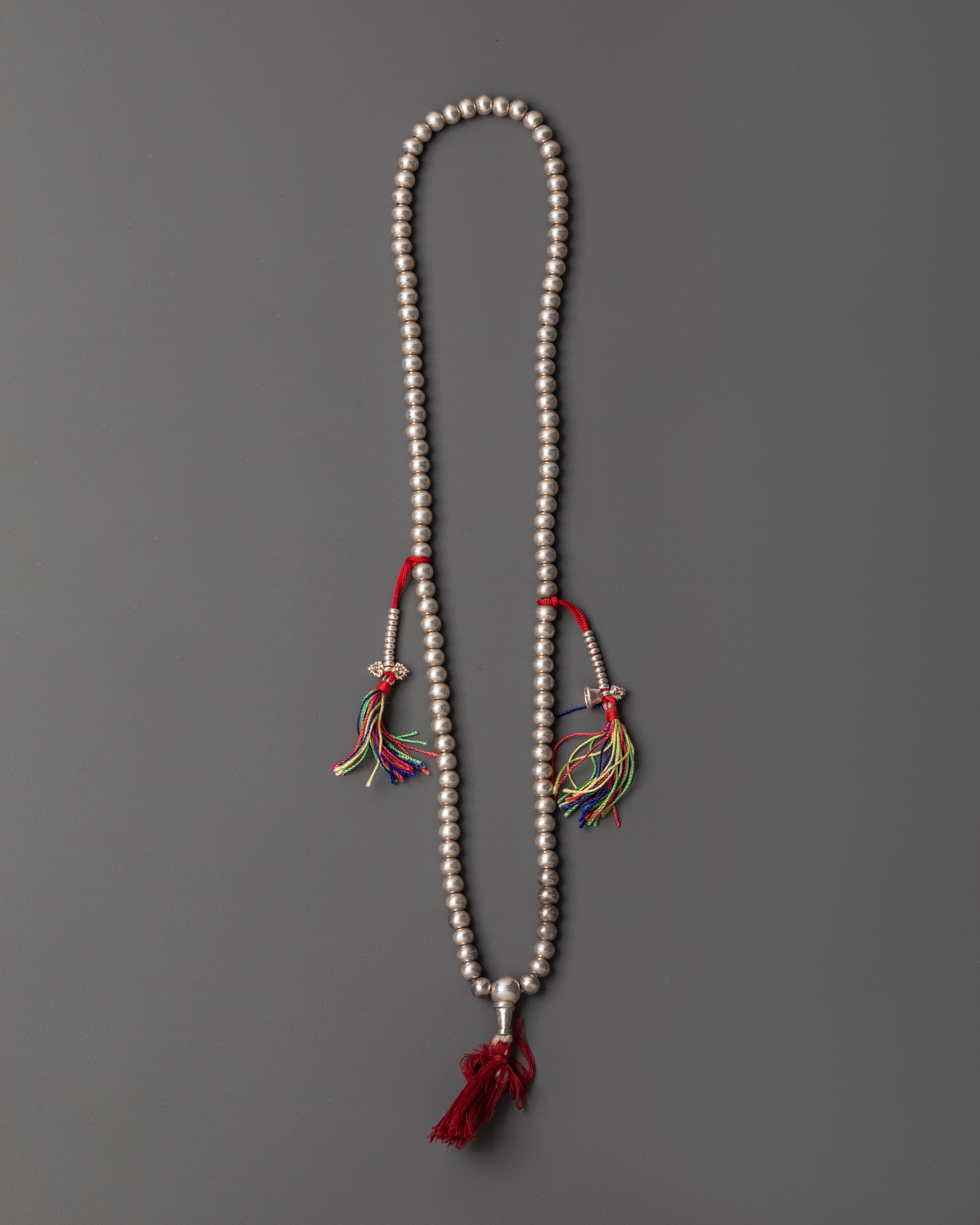 Silver Plated Mala