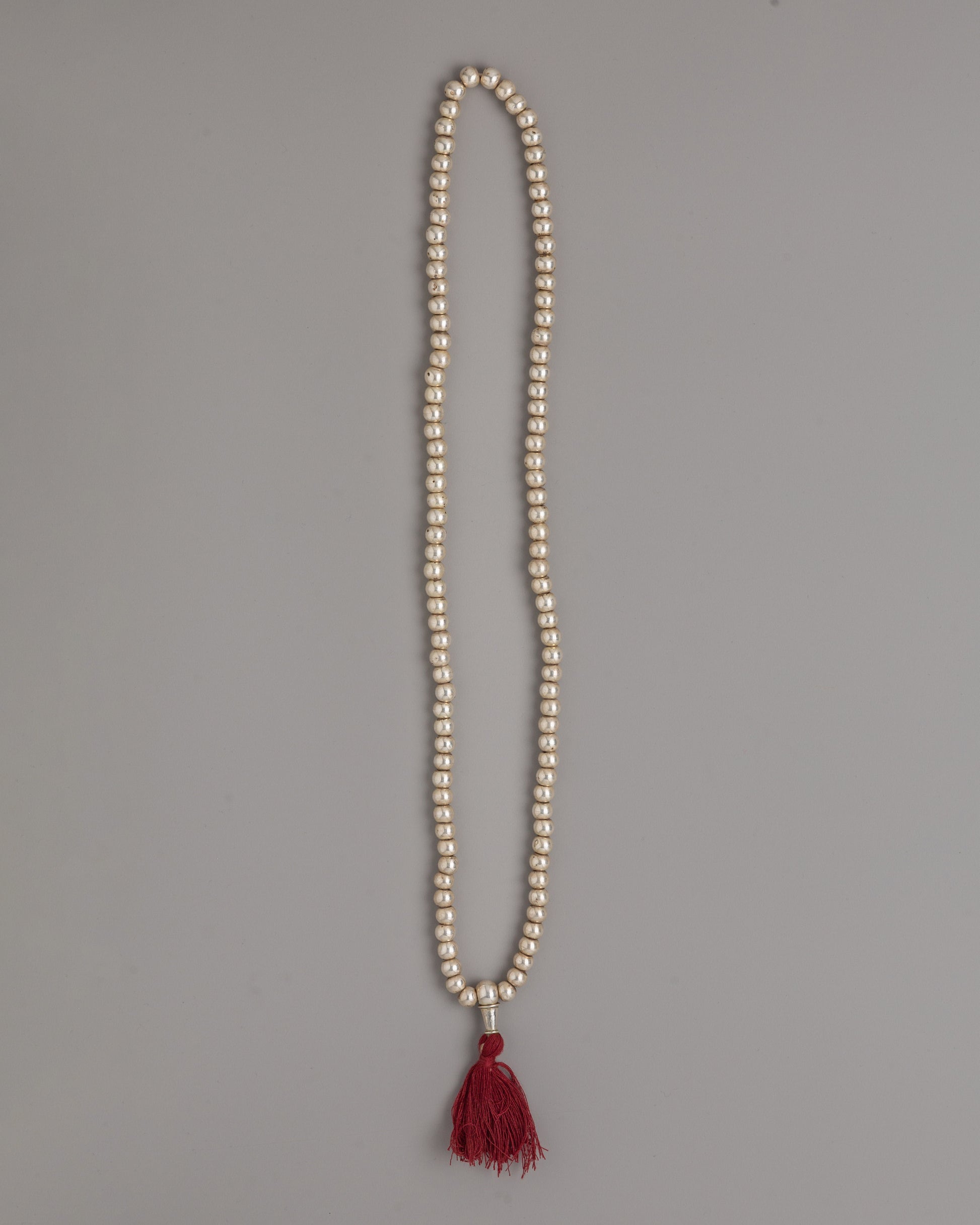 90% Silver Prayer Mala Beads