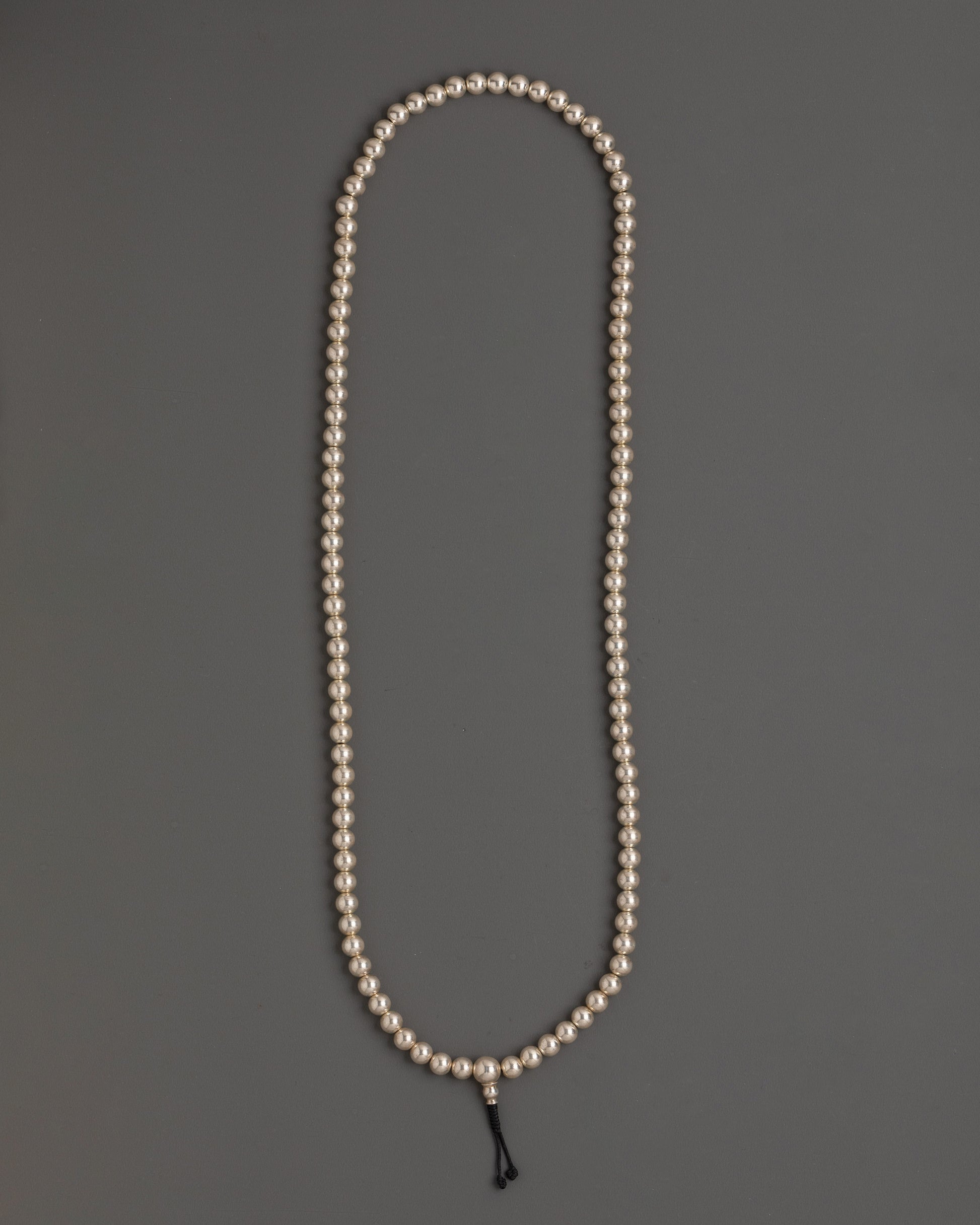 Spiritual Silver Mala Beads 