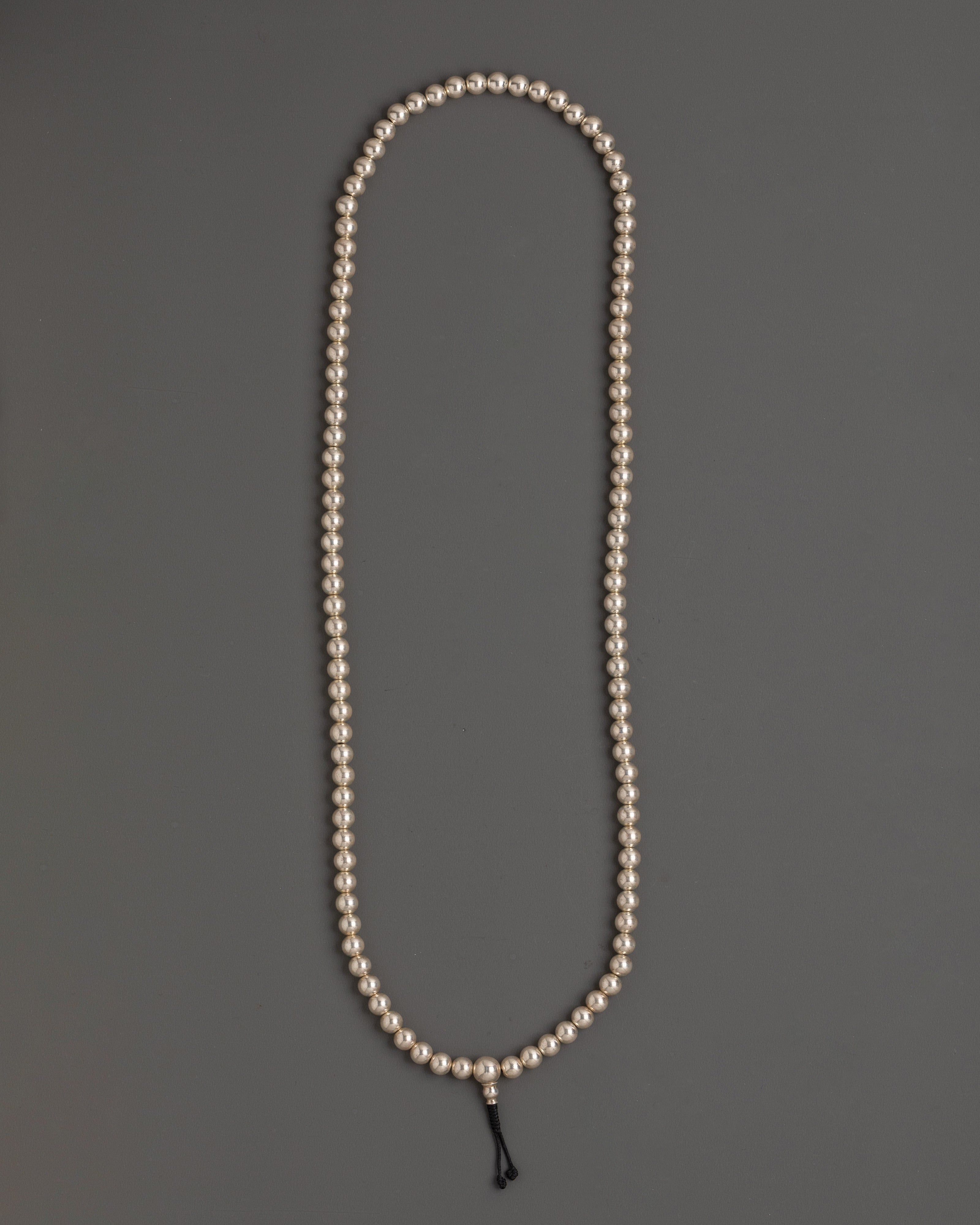Spiritual Silver Mala Beads 