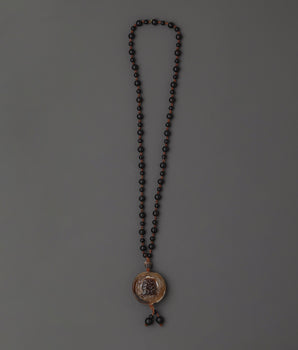 Tibetan Agate Mala Necklace | A Sacred Tool for Meditation
