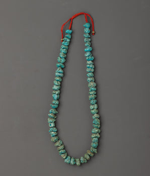 Handcrafted Turquoise Mala Beads