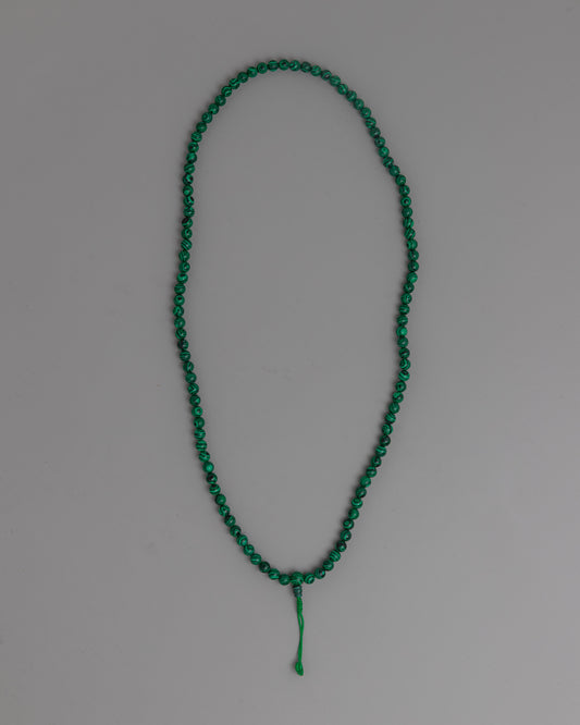 Malachite Mala Beads