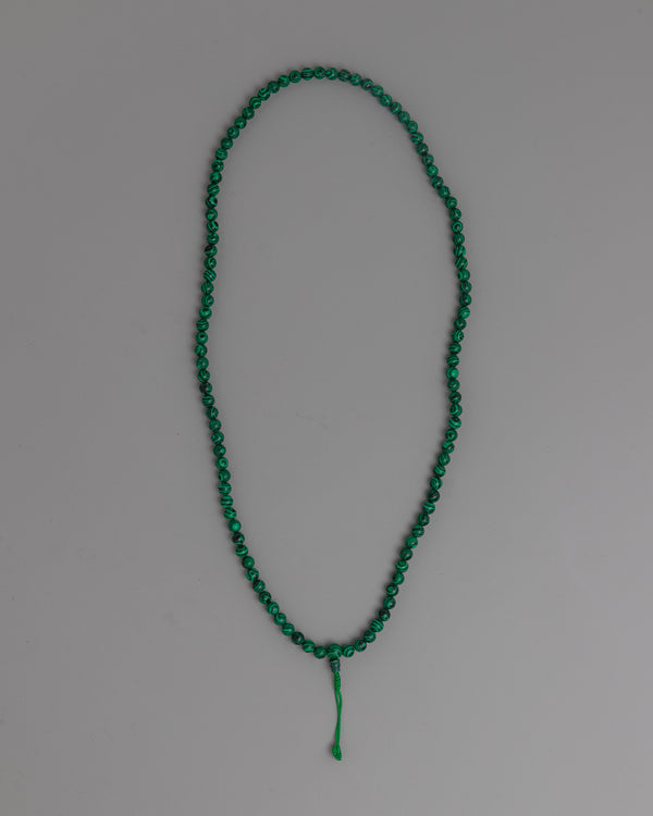 Malachite Mala Beads