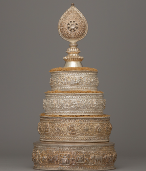 Pure Silver Mandala Offering Set | Unique Gifts for Spiritual Practitioners and Collectors