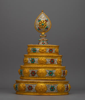 Buddhist Ritual Mandala Offering Set