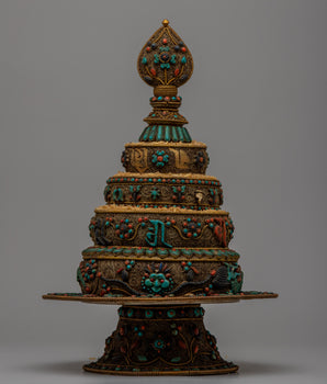 Copper Zen Mandala Set with Silver Plating