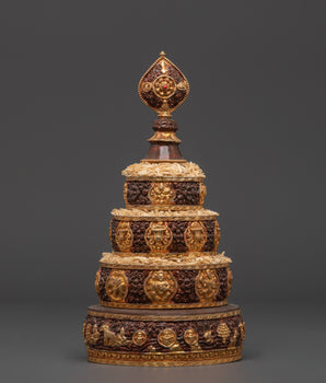Copper And Gold Plated Mandala Set 