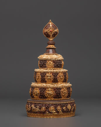 Copper And Gold Plated Mandala Set 