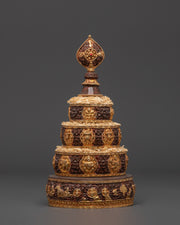 Copper And Gold Plated Mandala Set