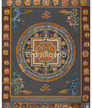 Vintage Buddha Mandala | Buddhist Art
