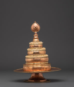 Handmade Copper Mandala Artifact