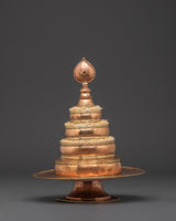 Handmade Copper Mandala Artifact
