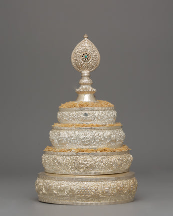 Buddhist Guru Offering Mhendal