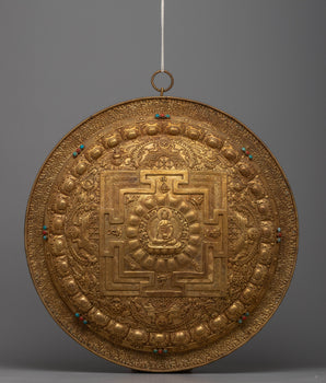 Circular Copper Mandala