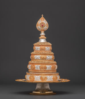 Handcrafted Tibetan Mandala Offering Set