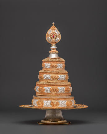 Handcrafted Tibetan Mandala Offering Set