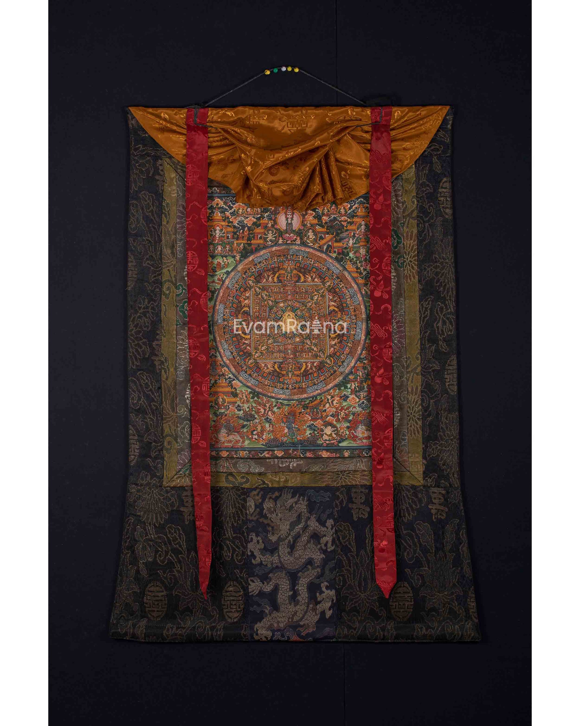 Vintage Shakyamuni Buddha Thangka