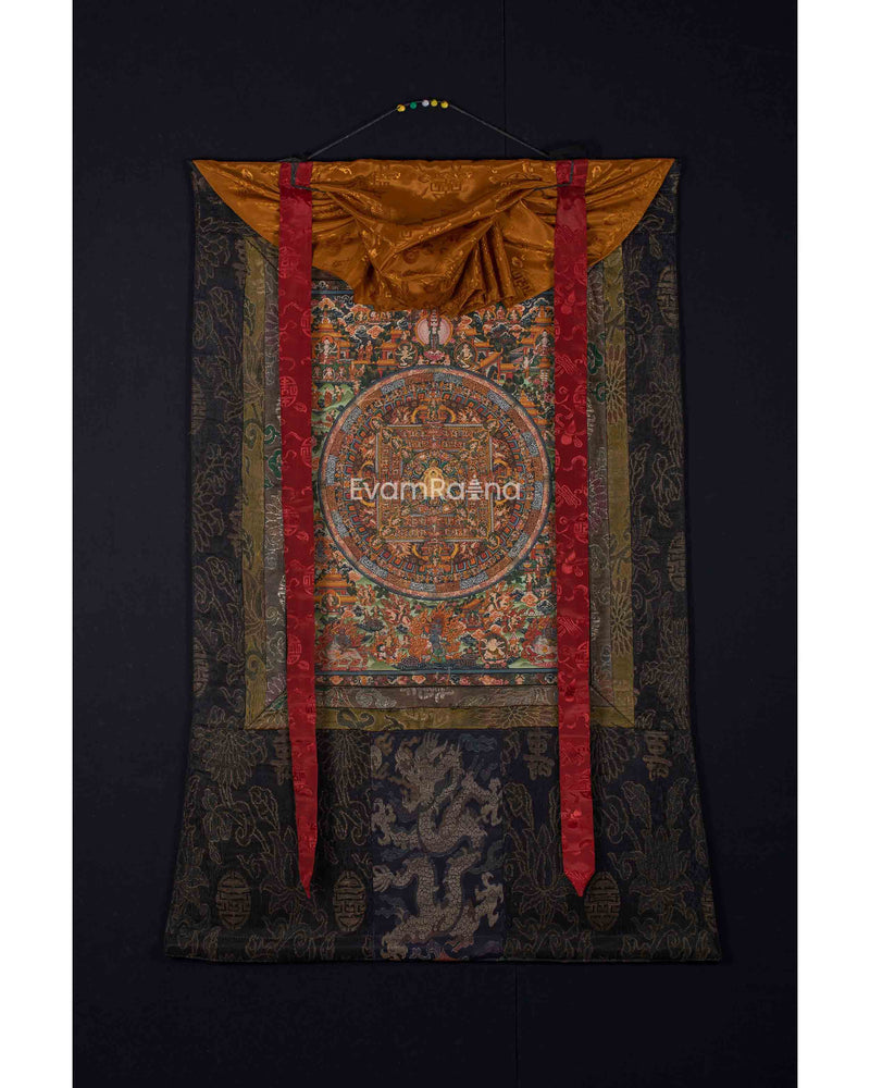 Vintage Shakyamuni Buddha Thangka