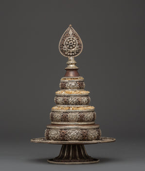 Auspicious Symbol Engraved Mandala