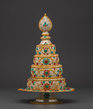 Handcrafted Silver Plated Mandala 