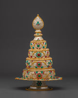 Handcrafted Silver Plated Mandala 