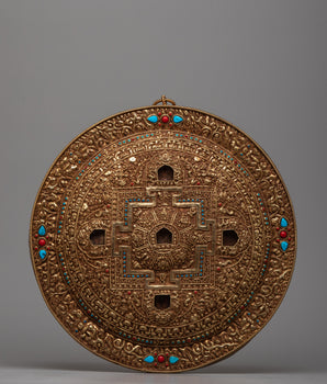 Tibetan Metal Mandala Wall Hanging