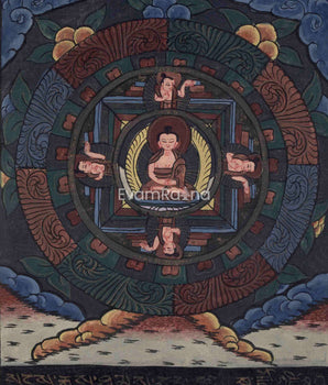 Rare Buddha Mandala Thangka