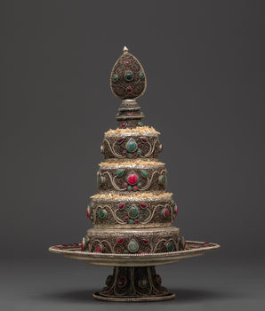 Tibetan Ritual Mandala Offering Set 
