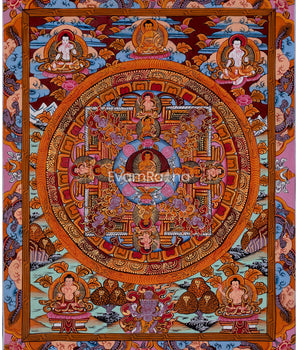 Fine Quality Buddha Mandala Thangka 