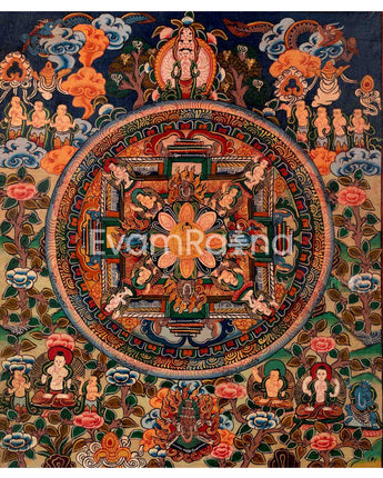Deity Mandalas Thangka Painting