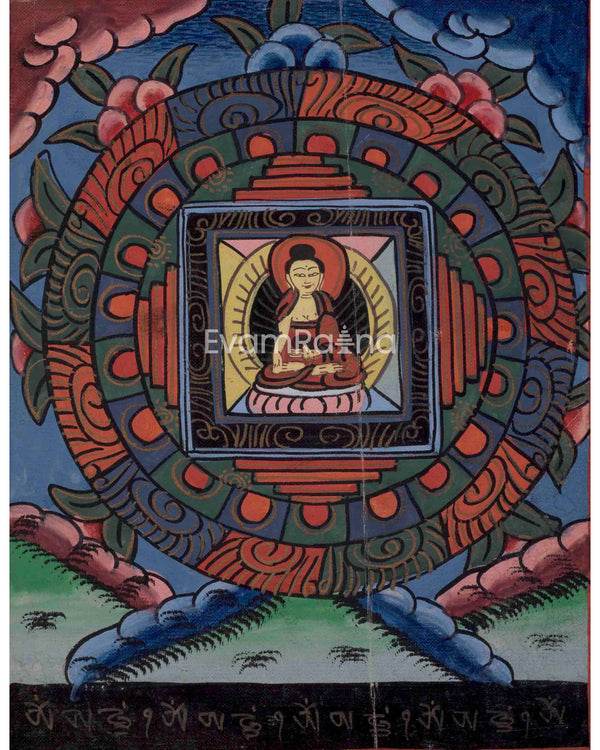 Antique Buddha Mandala